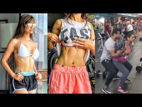 Disha Patani Workout In GYM For Student Of The Year 2 | Tiger Shroff