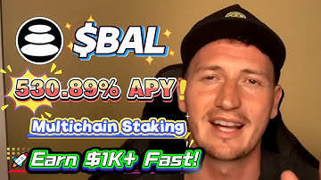 Survive and Thrive: Stake BAL into Balancer for APY 530.89% and Passive Crypto Revenue