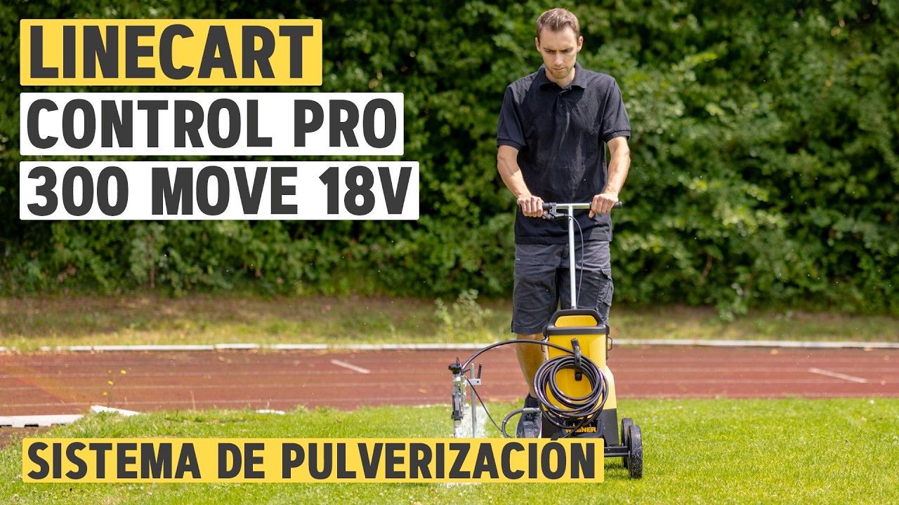 Carro de señalización LineCart + Control Pro 300 Move 18 V: marcas en el suelo perfectas 💯