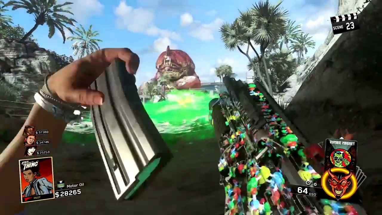 IW Zombies - Attack Of The Radioactive Thing Easter Egg Glitches, Fails & Clutches