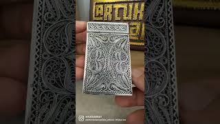 Telkari Gümüş Sigara Paket Kutusu #filigree #sigarapaketikutusu #jewellery #artuklutelkari