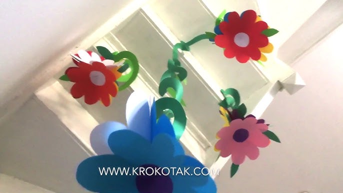 DIY Paper Flower Garland Tutorial 