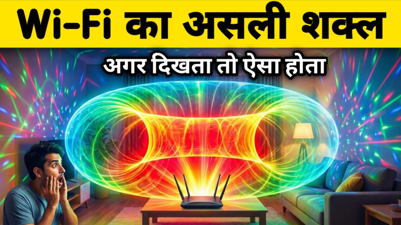 Wi-Fi की असली शक्ल कैसी है? 😱 | The Science of Invisible Waves - YouTube