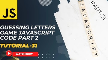 Guessing Letters Game Using JavaScript Part 2 || JavaScript || #Hangman Game