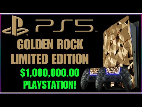 PlayStation 5 Golden Rock Limited Edition, $1,000,000.00