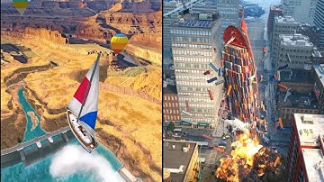 Ship Ramp Jumping gameplay level 1-5 | BoomBit Games