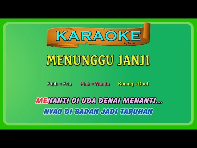 MANUNGGU JANJI ~ karaoke (buat ber-DUET) _ Nella Kharisma feat Fery class=
