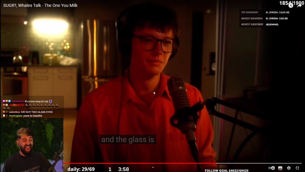 Koji reacts to Steve's new song