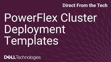Configuring Templates for Cluster Deployment in PowerFlex Manager