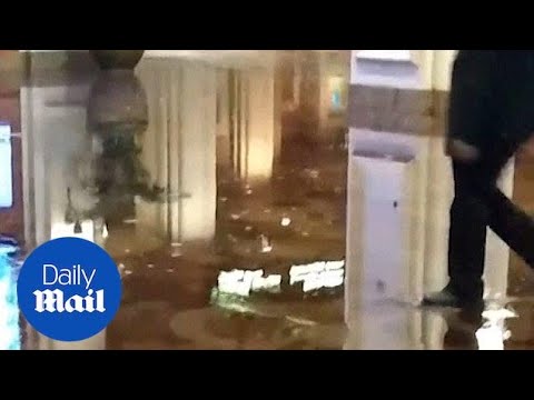 Water main break causes flooding at Mandalay Bay Convention Center