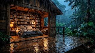 Relax with Heavy Rain and Thunder | Peaceful Night in a Rainy Bedroom screenshot 3