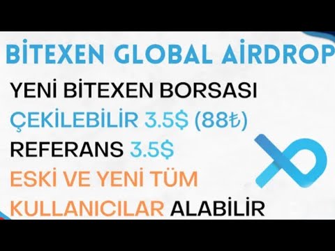 Bitexen Global Çekilebilir 100 Tl Kazan | Yeni AirDrop 2023 İnternetten Para Kazan !