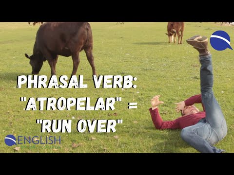 Vídeo: Qual é o significado do phrasal verb run over?