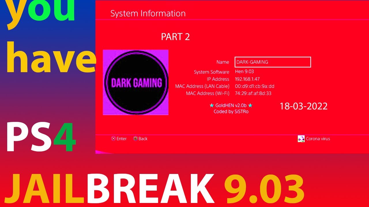 Ps4 9 03 jailbreak youtube