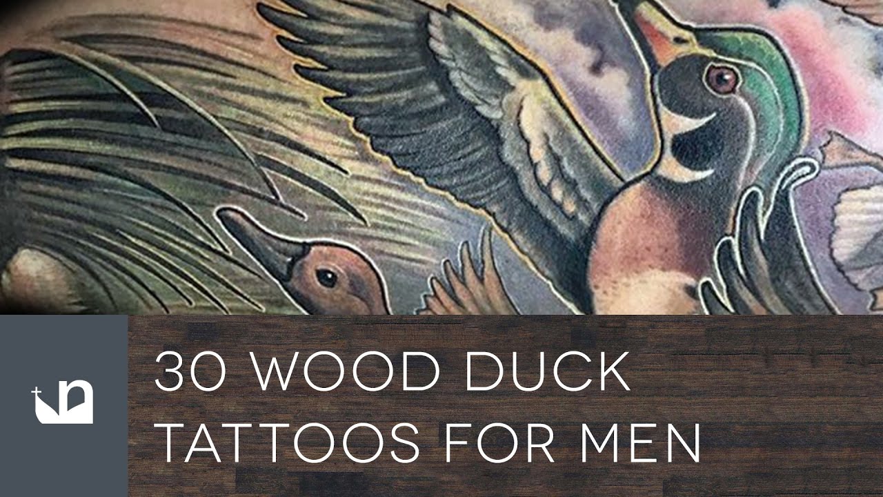 Wood duck  Leg tattoos Hunter tattoo Duck tattoos