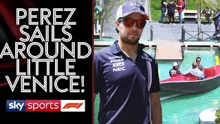 "F1 is now a two team Championship" | Sergio Perez takes a sail around Little Venice