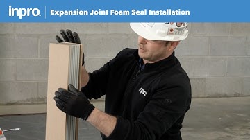 How to Install Expansion Joint Foam Seal: 1200 Foam 6” or larger