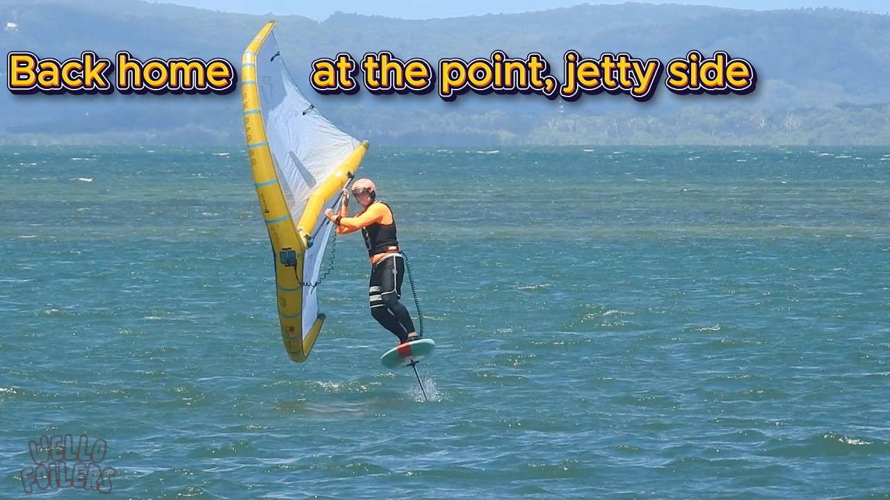 Wellington Point Qld Wing Foiling Jetty side