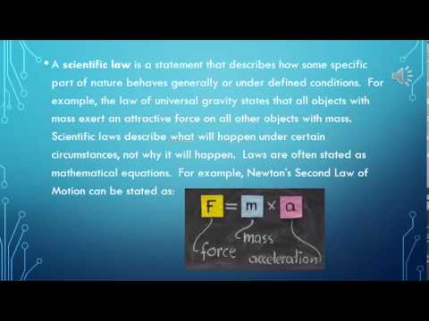 STAAR Science Tutorial 02 Scientific Models Laws Theories