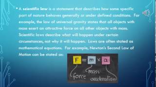 STAAR Science Tutorial 02 Scientific Models Laws Theories