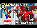 ¡Sobreviví 100 DÍAS como un TITÁN DEMONIO en Minecraft HARDCORE!