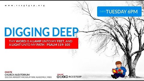 Digging Deep Service | Tuesday 19th July, 2022 | Ministering Pastor Joseph Umar