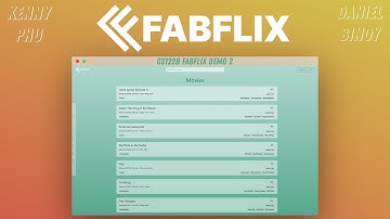 Fabflix Demo 2 | Daniel Binoy & Kenny Phu | CS122B