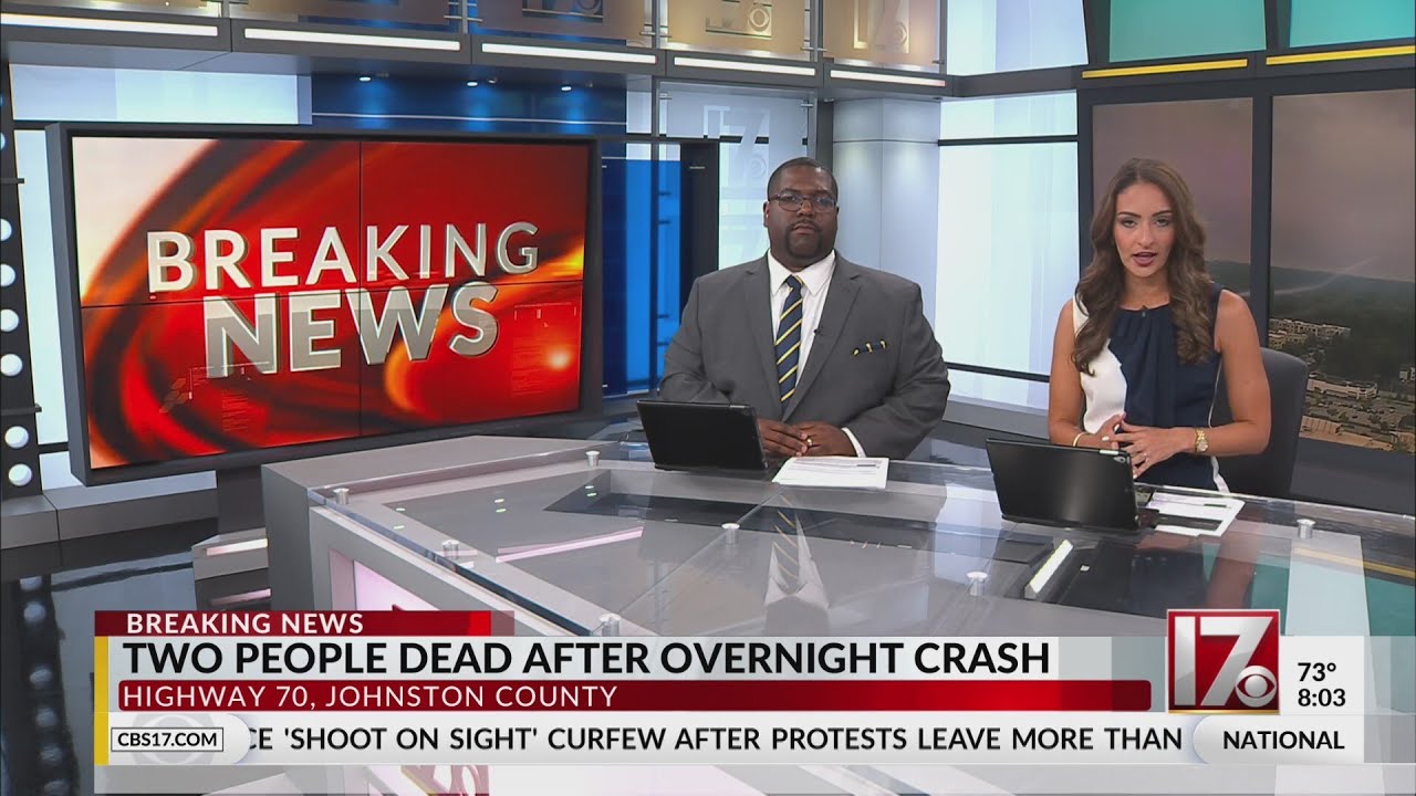 2 dead after early morning crash in Johnston County - YouTube