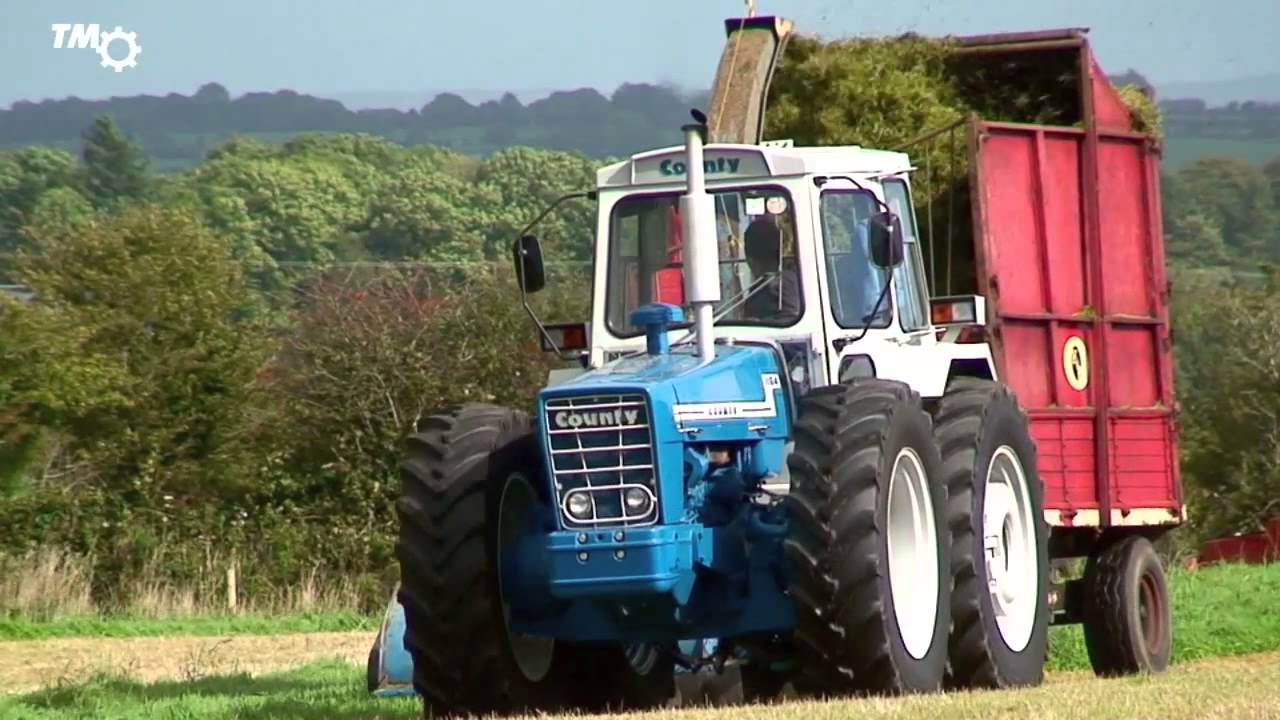 Silage 2013 County 1164 Tractor & Kidd Harvester YouTube
