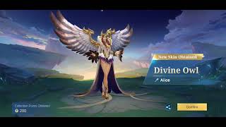 Divine Owl Alice Special Skin Unlock Mobile Legends Bang Bang Event Reward
