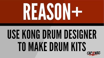 Reason+: Using Kong Drum Designer