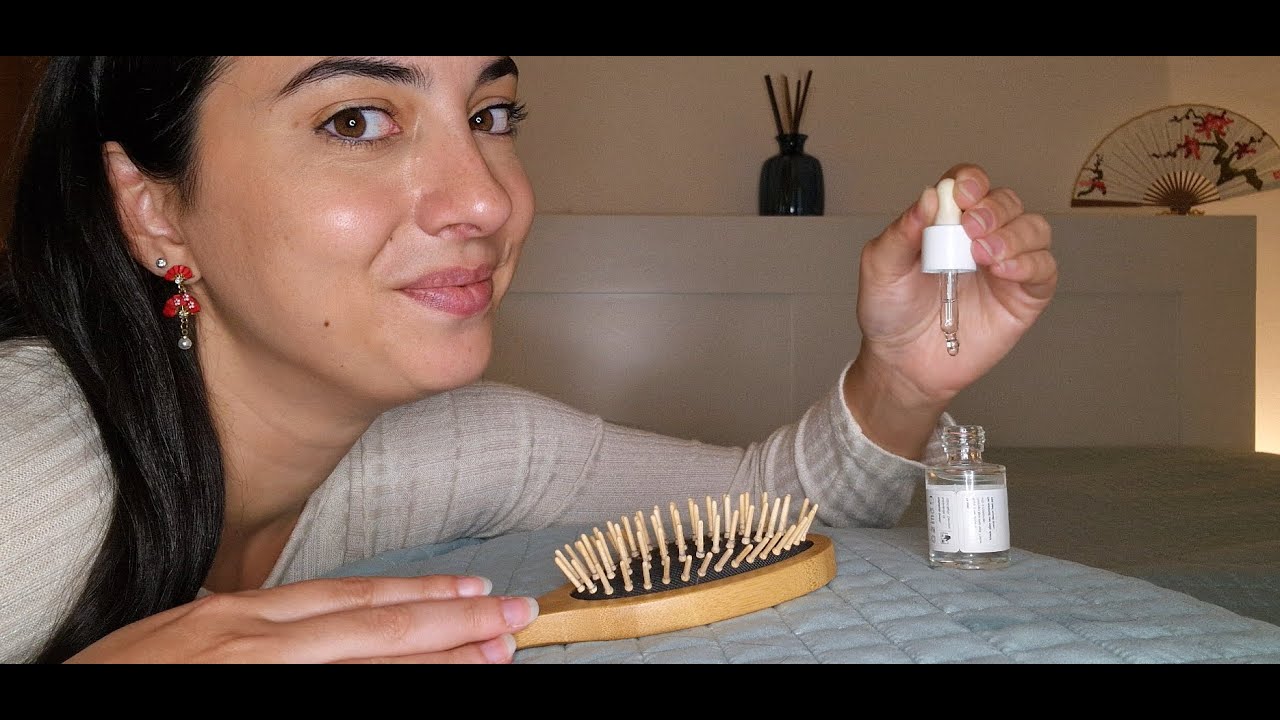 Ti coccolo per farti addormentare 🥰 ASMR (Massaggio alla testa, ti spazzolo i capelli)