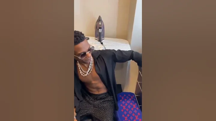 Wizkid was seen celebrating his birthday