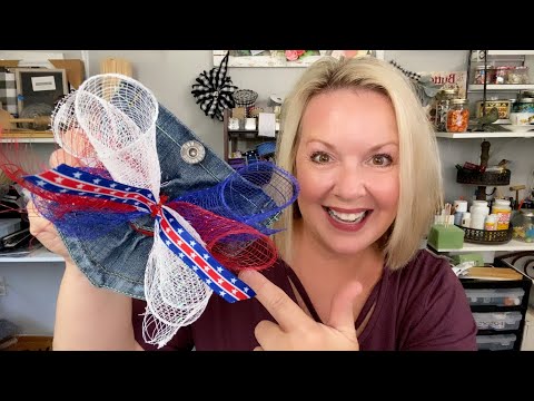 How to Tie a Deco Mesh Bow - Carolina Pottery 