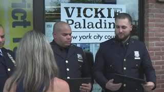 NYPD officers hailed for rescuing family in Queens home invasion