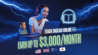 How to Teach Kids English Online &amp; Earn Up to $3,000Month  USA, UK, Canada,Australia |Part 2 #online