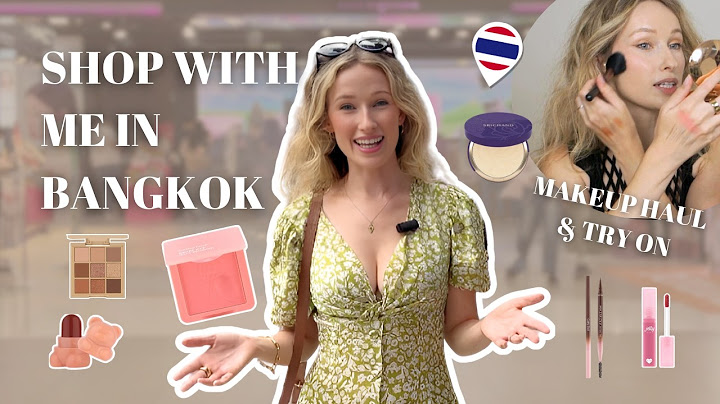 COME SHOPPING WITH ME! 2 MASSIVE Beauty Stores in Bangkok | Makeup from Local Thai Brands