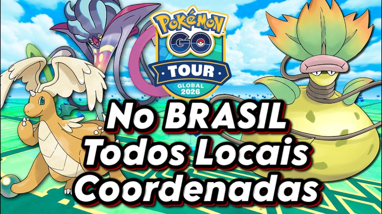 POKÉMON GO TOUR GLOBAL No BRASIL TODOS LOCAIS Do EVENTO - COORDENADAS TELEPORT SEM BAN COM FAKEGPS