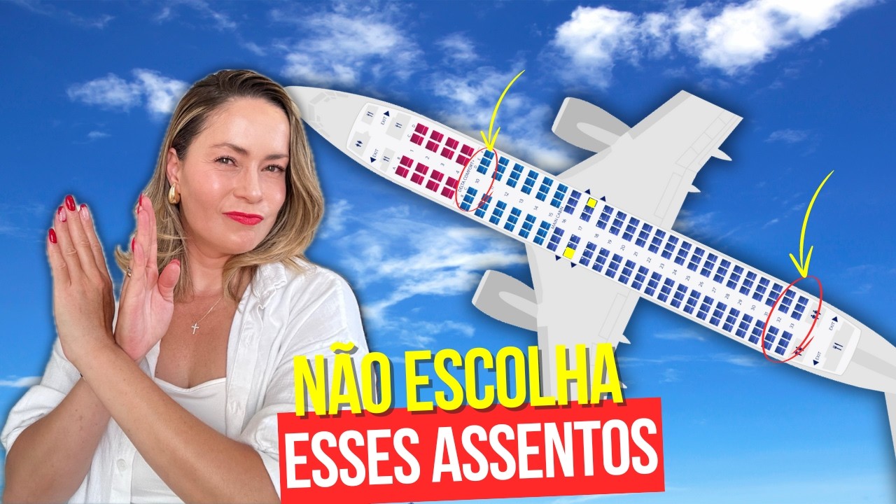 ✈️QUAL O MELHOR ASSENTO NO AVIÃO 