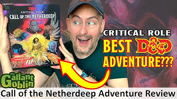 Critical Role: Call of the Netherdeep Review - Wizards of the Coast - D&D 5e Adventure Sourcebook