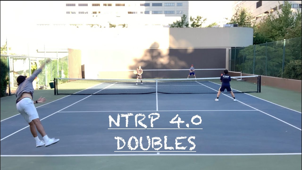 NTRP 4.0 Tennis - 1st set of One doubles 2022 season edition - YouTube