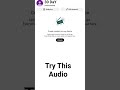 Try This Audio
