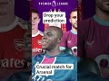 Arsenal vs Burnley in the premier league #football #premierleague #arsenal
