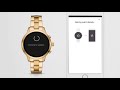 Michael kors access runway smartwatch  set up