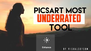 picsart most UNDERRATED tool / enhance tool / one tap edit / by visualsofsom screenshot 4