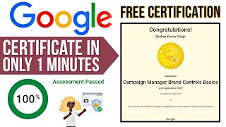 Google Campaign Manager Brand Control Basics | Google Free Online Courses | Google Free Certificate screenshot 3