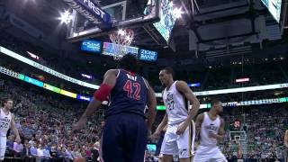 Nene Rolls to the Rim for the Poster Dunk on Rudy Gobert