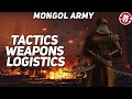 Mongol Army - Tactics, Logistics, Siegecraft, Recruitment DOCUMENTARY