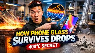 How Smartphone Glass Survives Drops 🤯