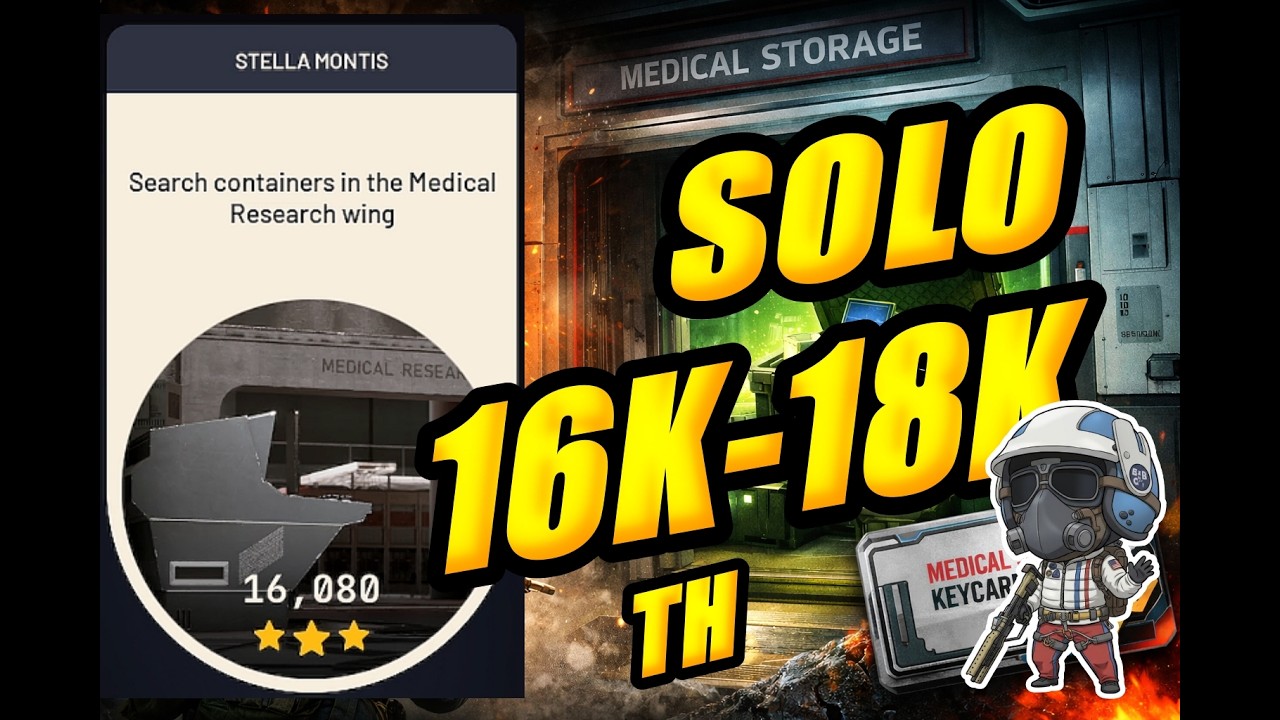 วิธีทำแต้ม Solo Search Containers in Medical Research Wing 16K-18K Trials Rank - Arc Raiders